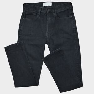 EVERLANE Black High Rise Straight Jeans Size 24